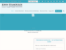 Tablet Screenshot of johnstamoulos.com